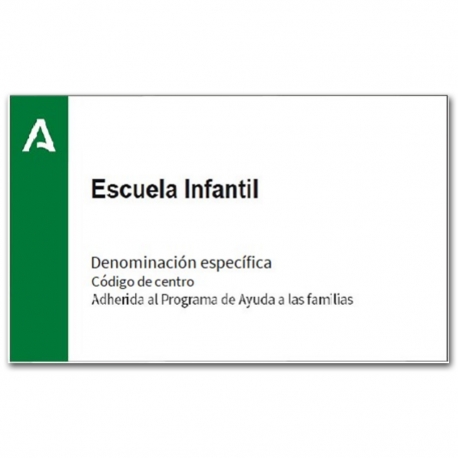 PLACA DE CENTRO EDUCACION JUNTA DE ANDALUCIA